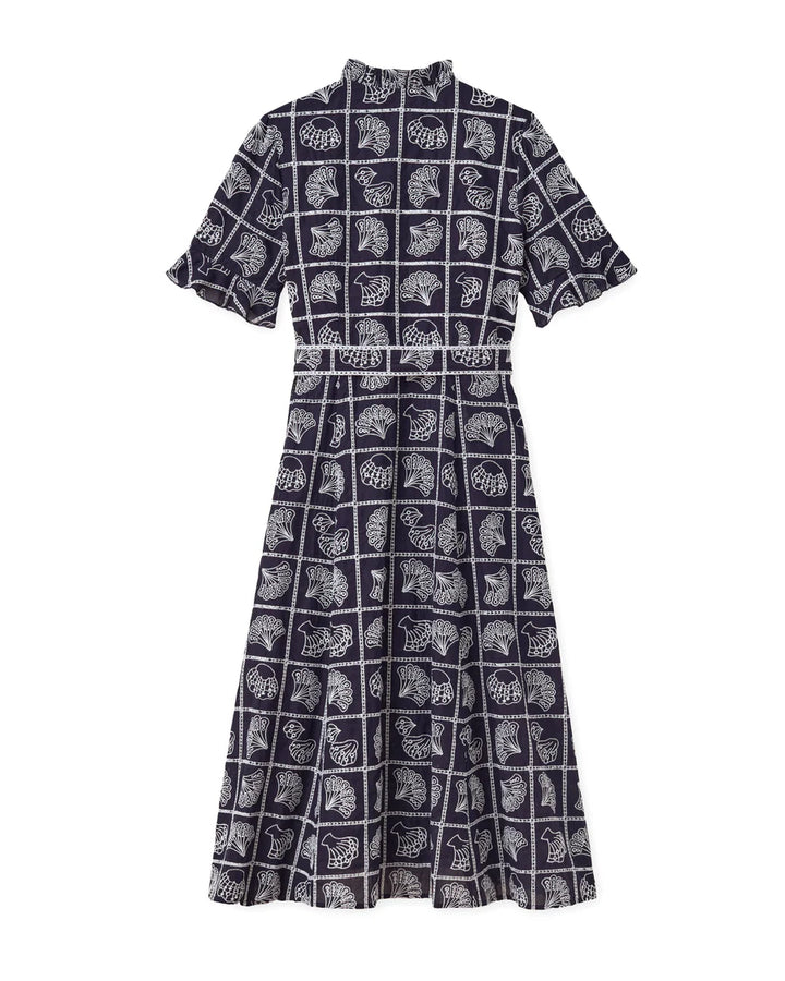 Aria Midi Dress - Midnight Blue