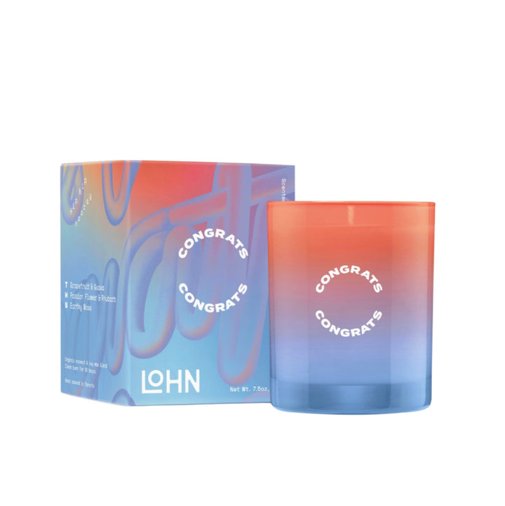 Congrats Candle - Grapefruit & Neroli