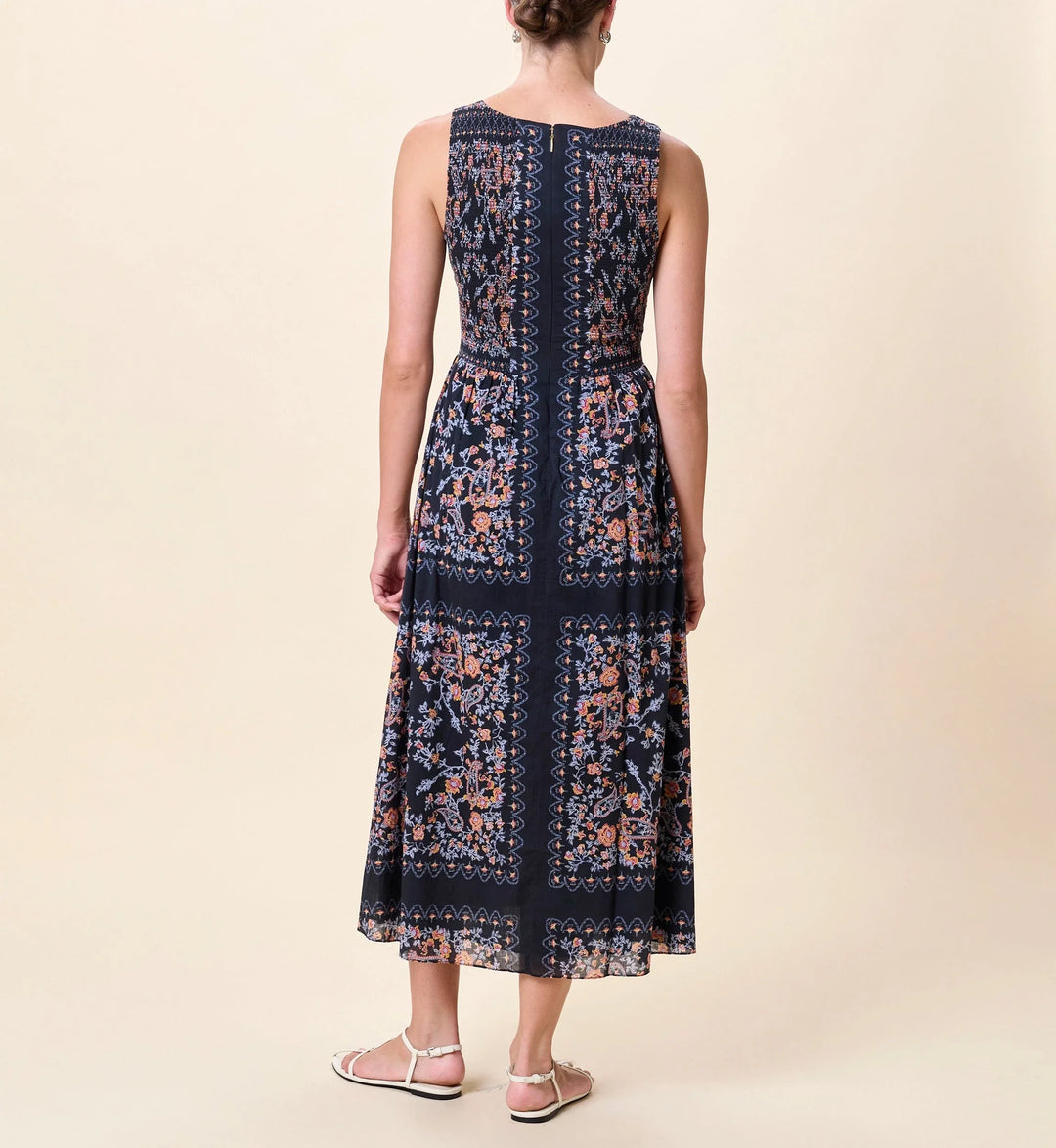 Constance Ankle Dress - Dark La Ramos