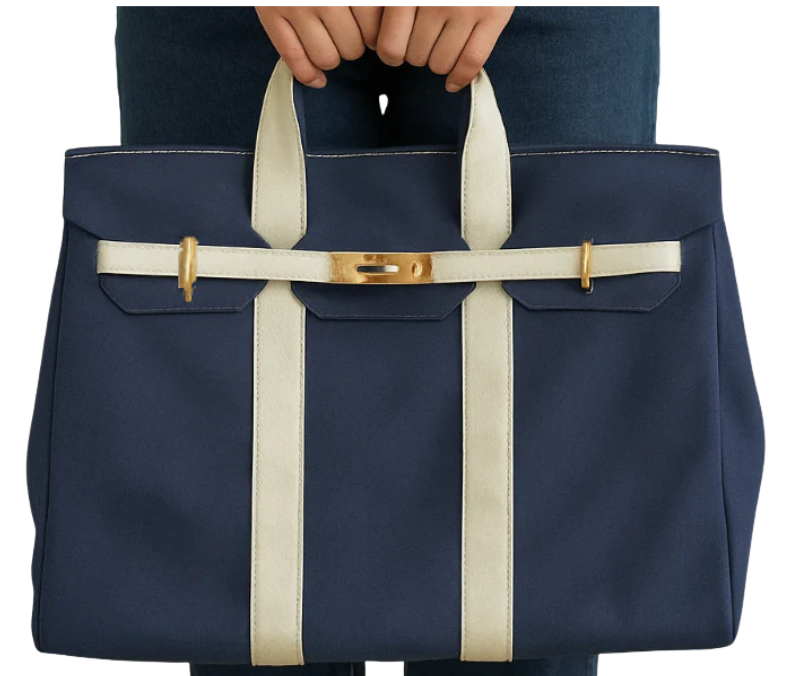 Canvas Tote Bag - Navy