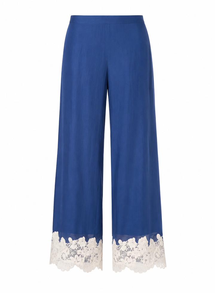 Gilda Silk Pant - Sailor