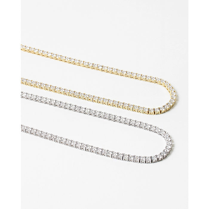 5mm Gold Tennis Necklace