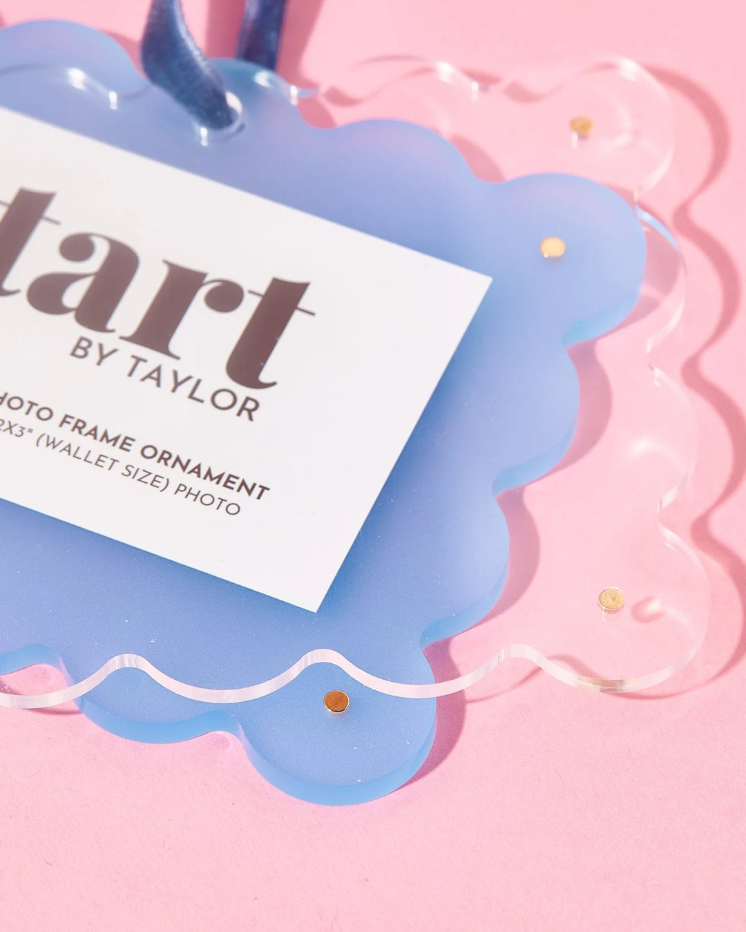 Frame Ornament - Denim Blue