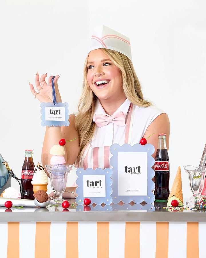 Frame Ornament - Denim Blue