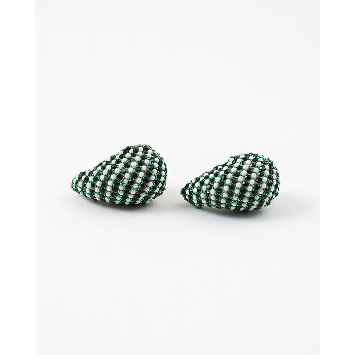 Holiday Teardrop Earring - Green