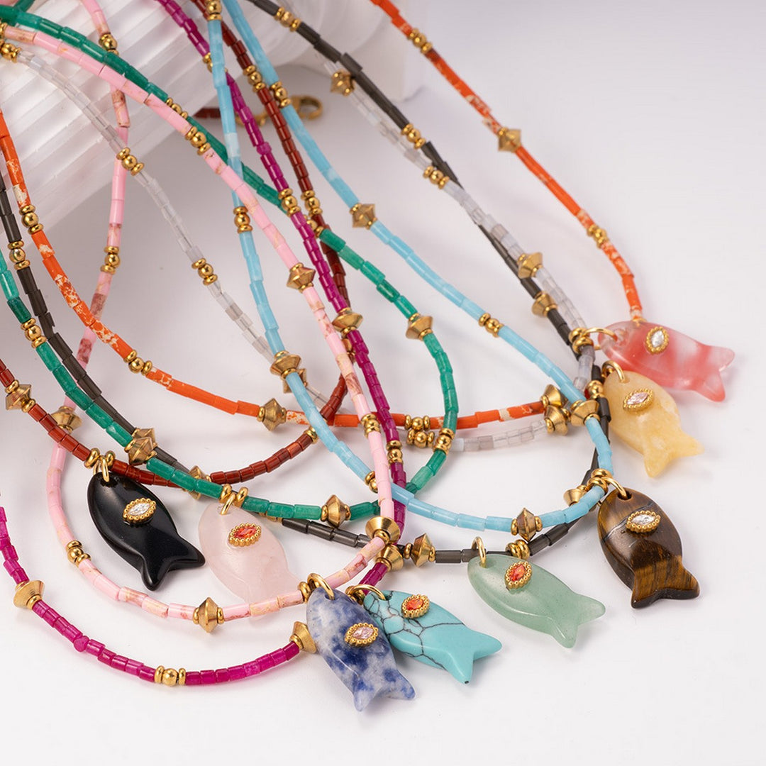 Hamptons Necklace - Magenta