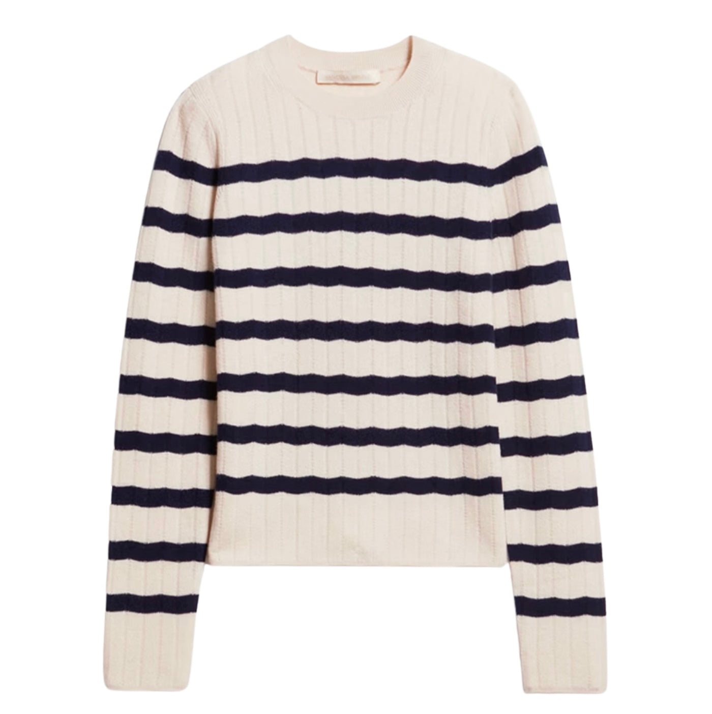 Estelle Sweater - Ecru/Navy