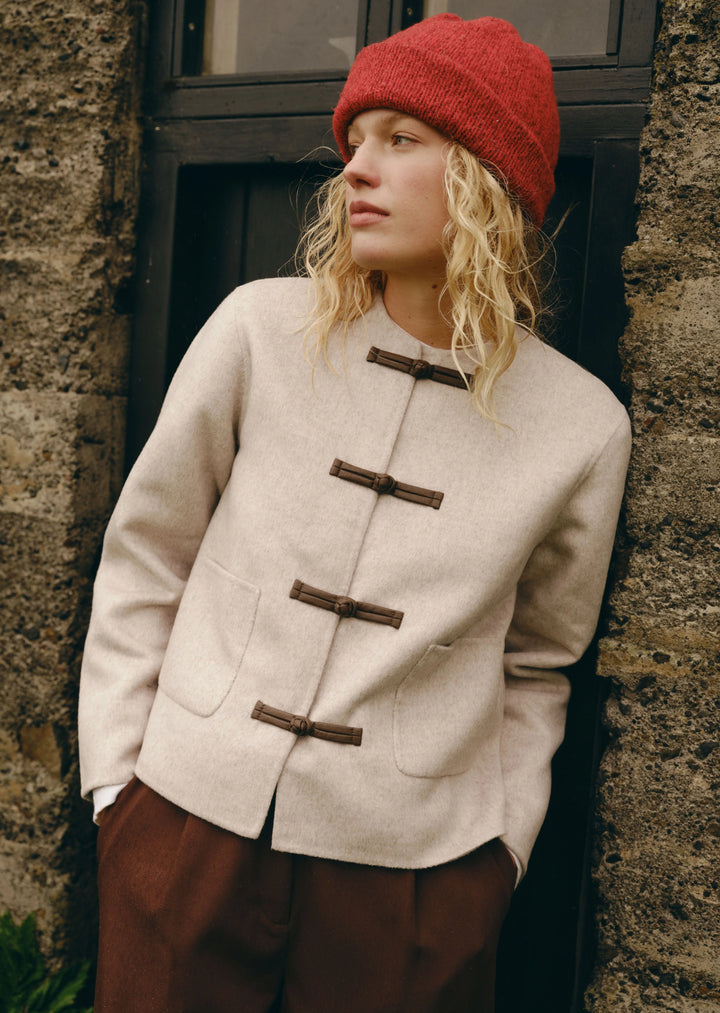 Deidre Jacket - Heather Oat