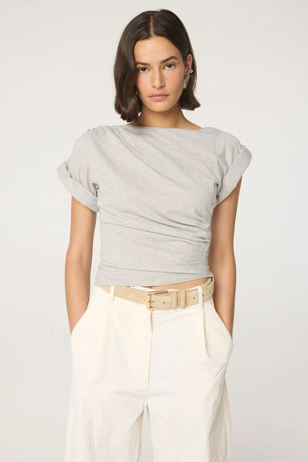 Francine T-Shirt - Heather Grey