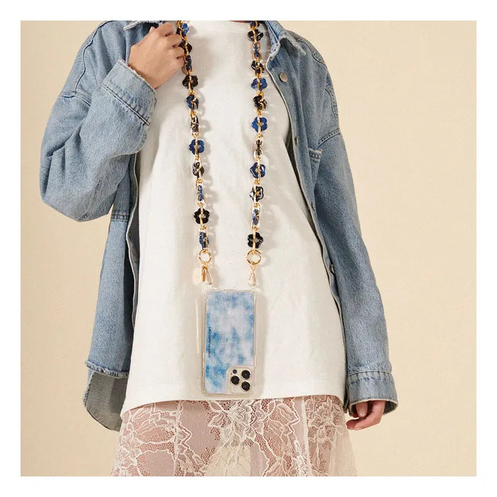 Cassy Long Chain - Blue