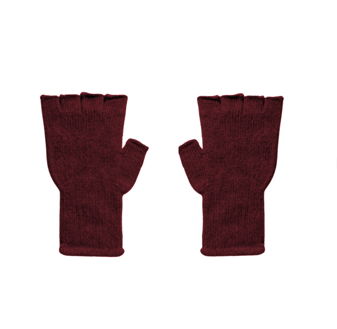 Cashmere Fingerless Gloves- Hawthorn