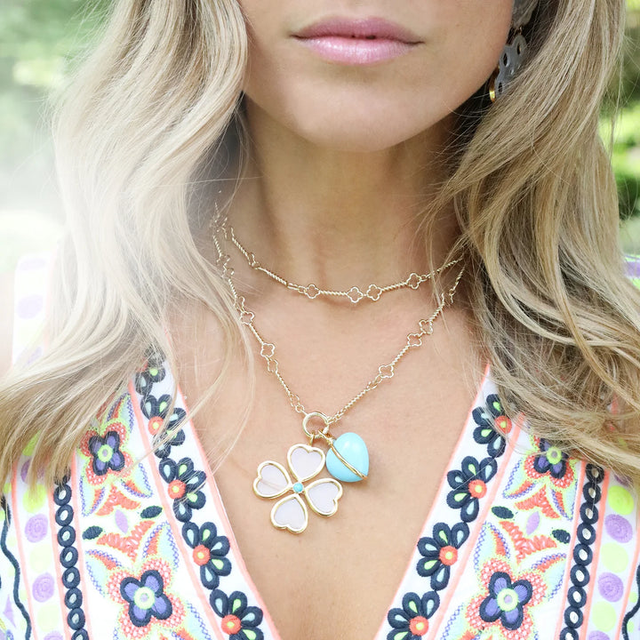 Wrapped Heart Charm - TQ