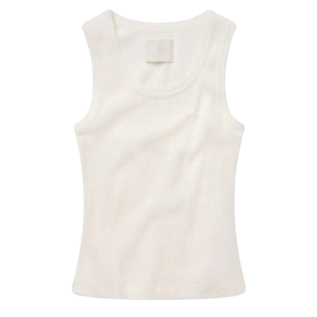 Inez Waffle Tank - Pashmina