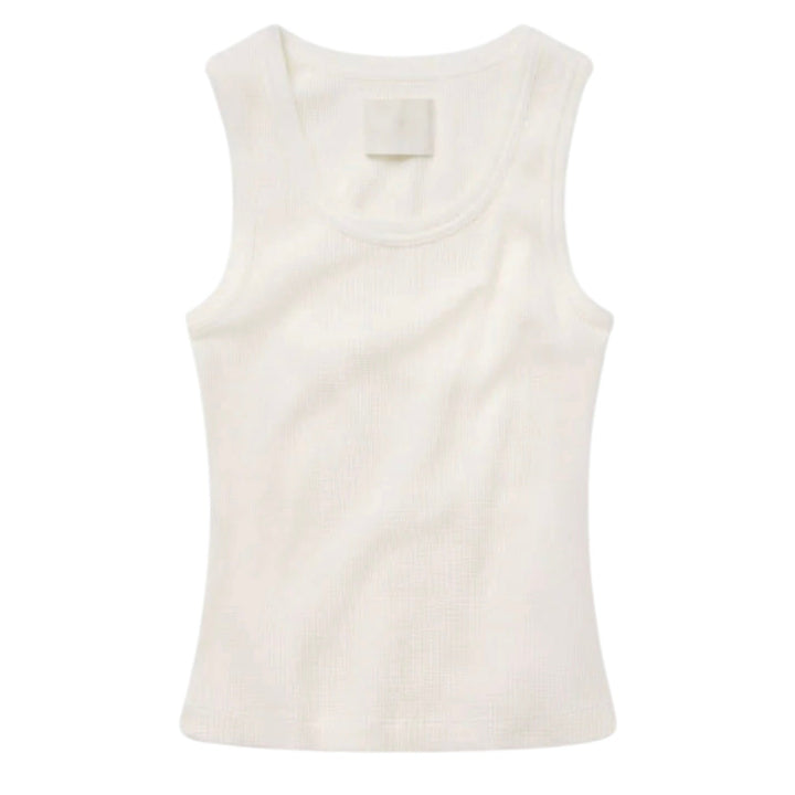 Inez Waffle Tank - Pashmina