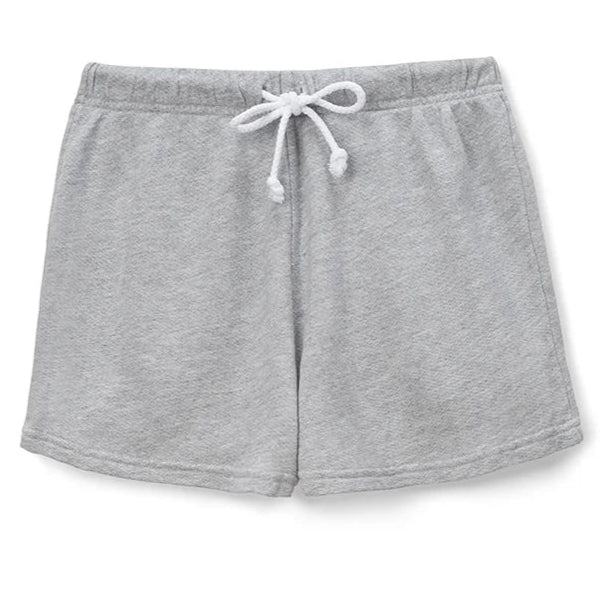 Layla French Terry Sweatshort - Heather Grey