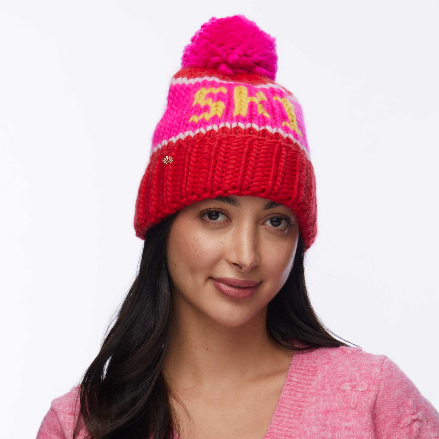 The Ski Beanie-Red Hot