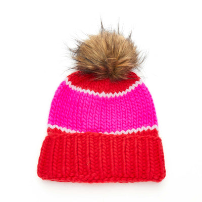 The Ski Beanie-Red Hot