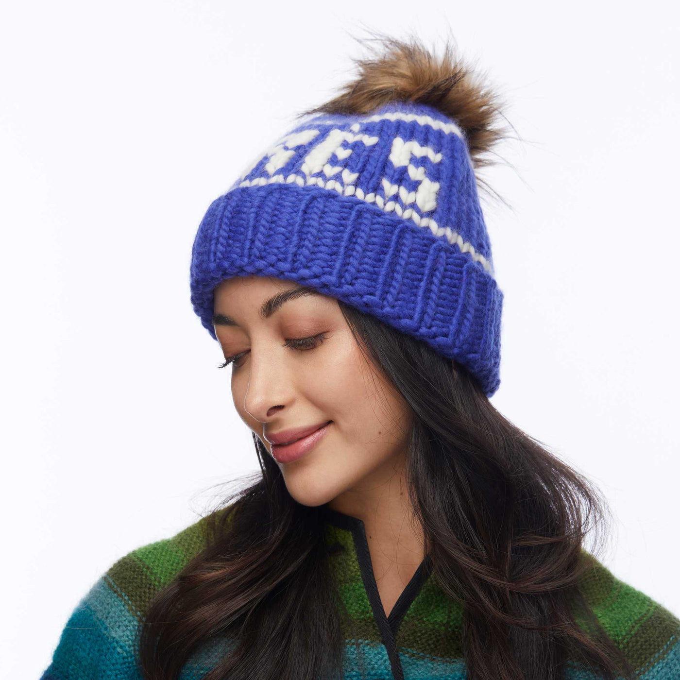 Royal Blue Apres Beanie