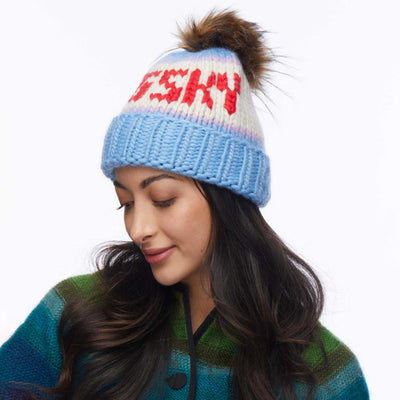 The Big Sky Beanie-Sky Blue