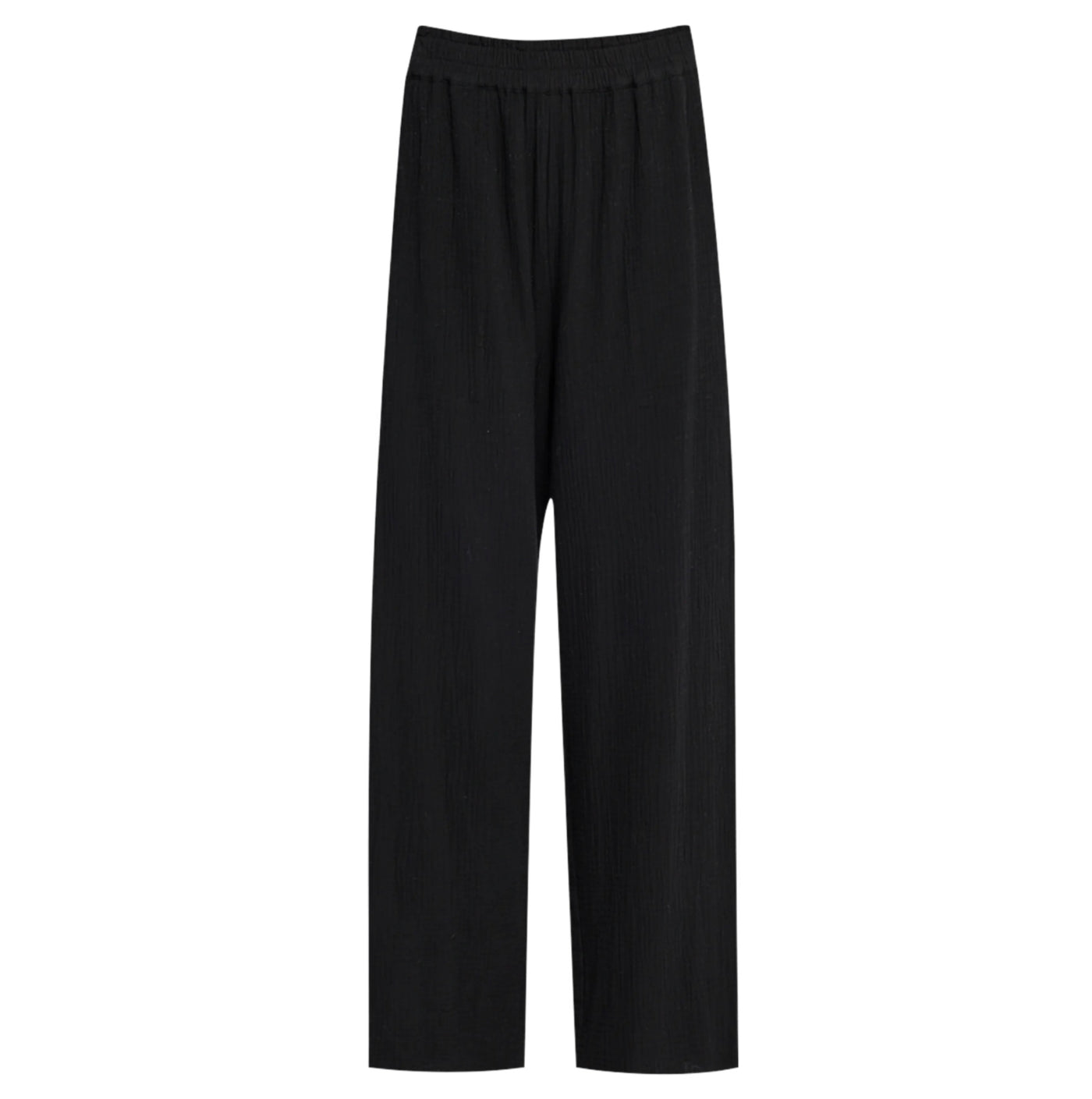 Leon Crop Pant - Black Gauze