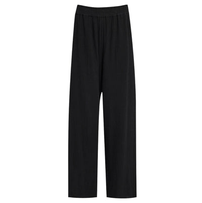 Leon Crop Pant - Black Gauze