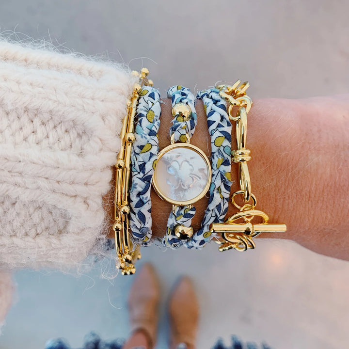 Flower Toggle Bracelet