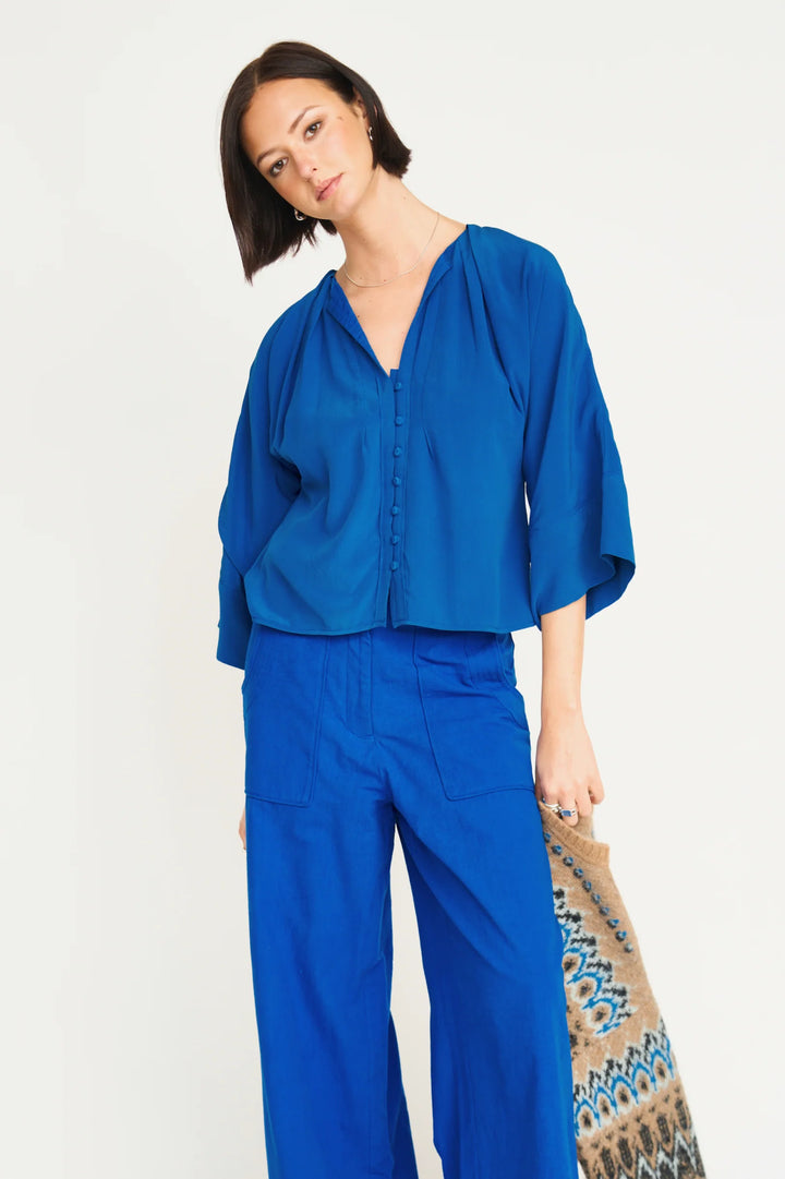 Lostine Top - Cobalt