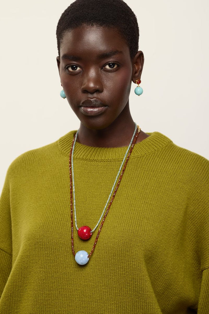 Callisto Necklace - Crimson