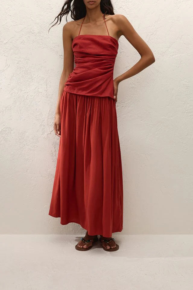 Notte Maxi Dress - Chilli