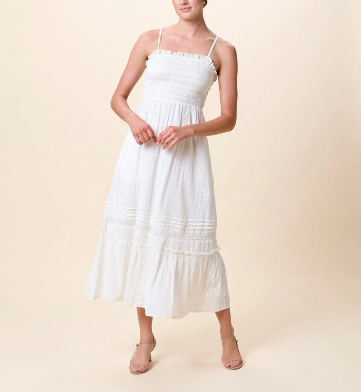 Magnolia Ankle Dress - Ivory