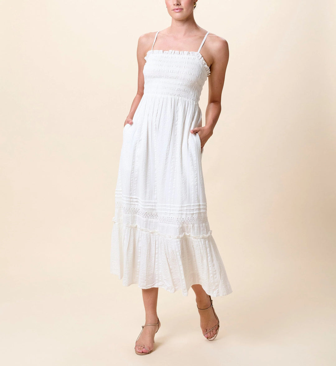 Magnolia Ankle Dress - Ivory