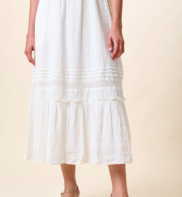 Magnolia Ankle Dress - Ivory