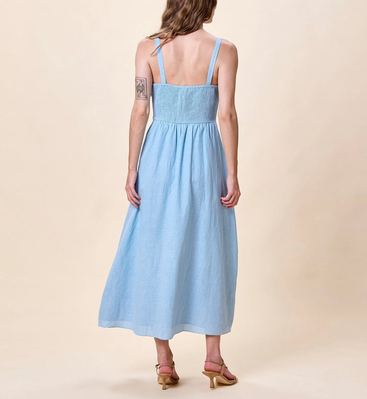 Marceline Midi Dress - Glacier Lake