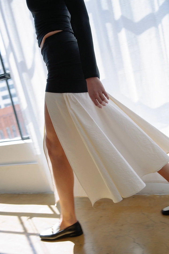 Mari Skirt - Black/Off White