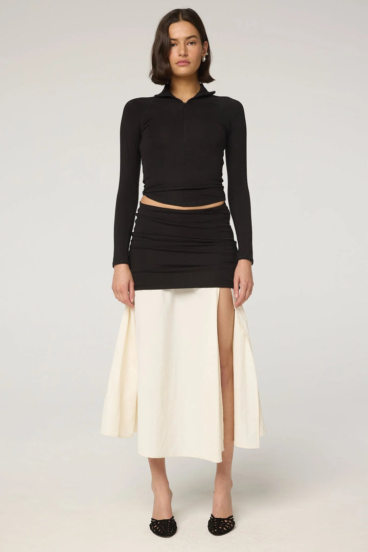 Mari Skirt - Black/Off White