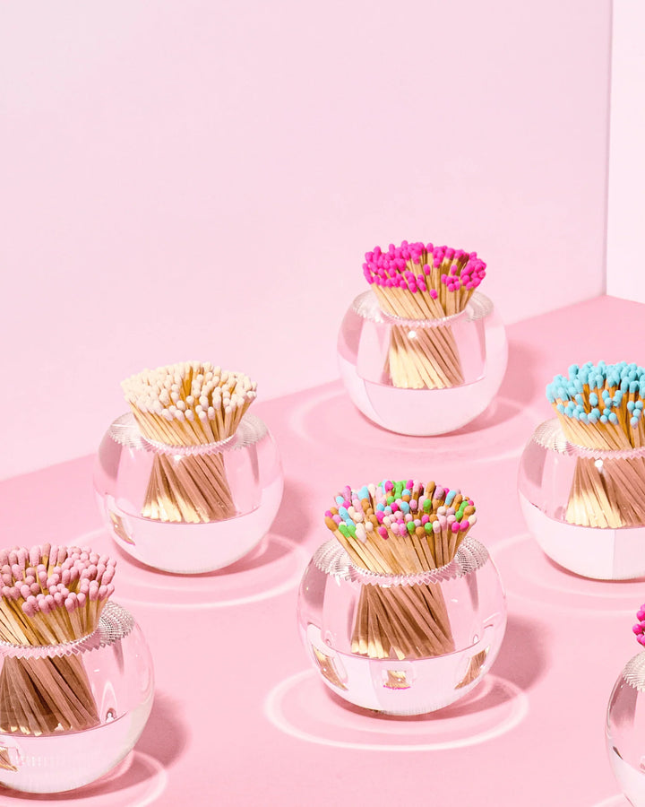 Round Match Striker - Light Pink Matches