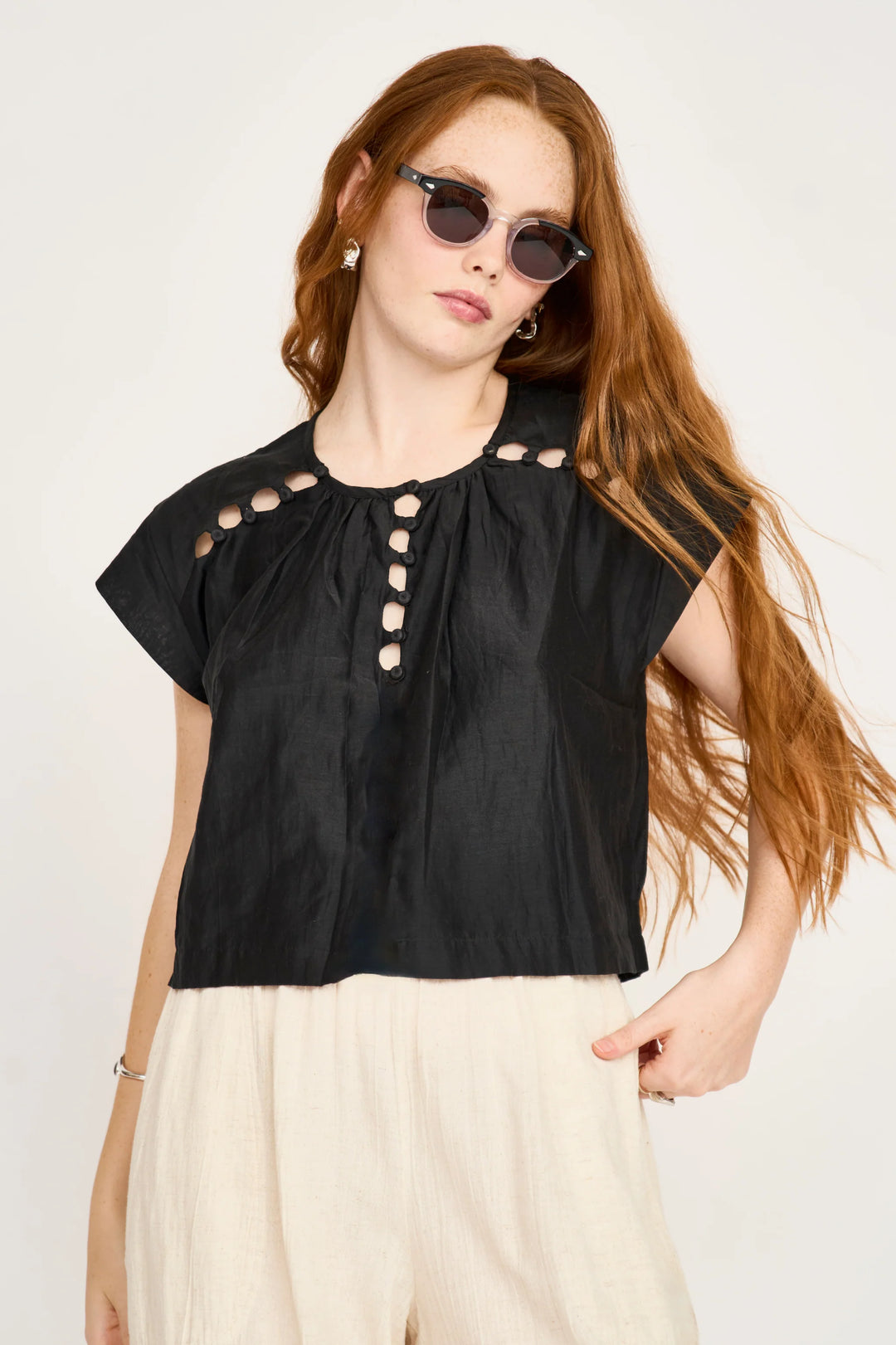 Merida Cutout Top - Black
