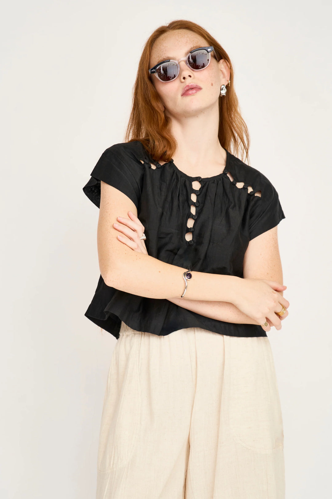 Merida Cutout Top - Black