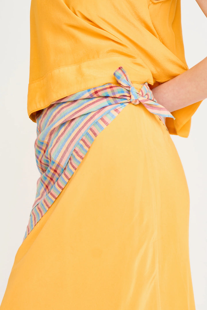 Santander Silk Skirt - Marigold