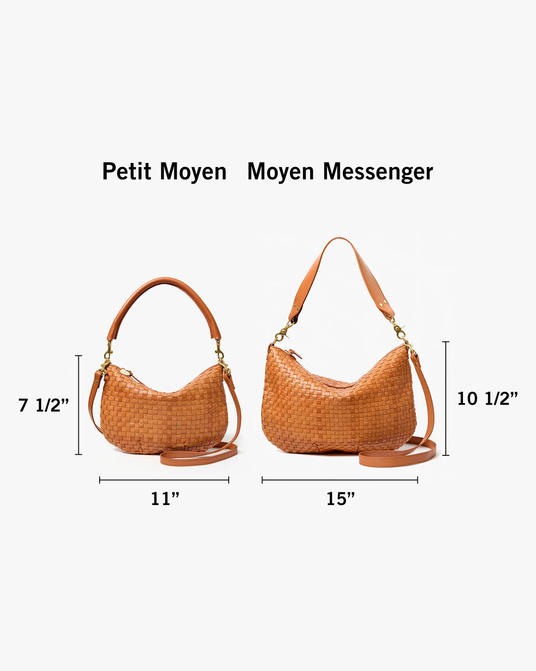 Moyen Messenger  - Natural Woven Checker