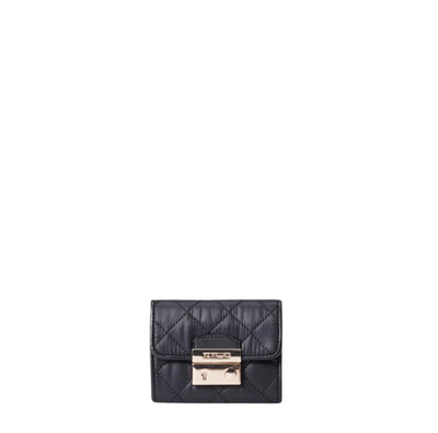 Small Crosby Lock Wallet- Black