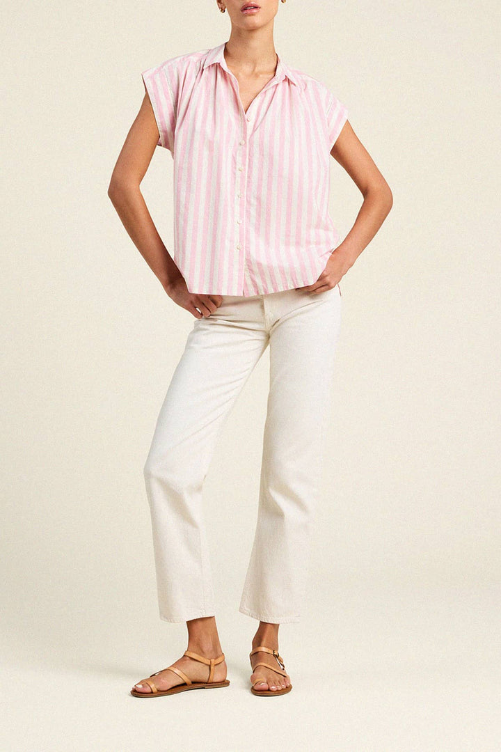Della Shirt - Pink Stripe