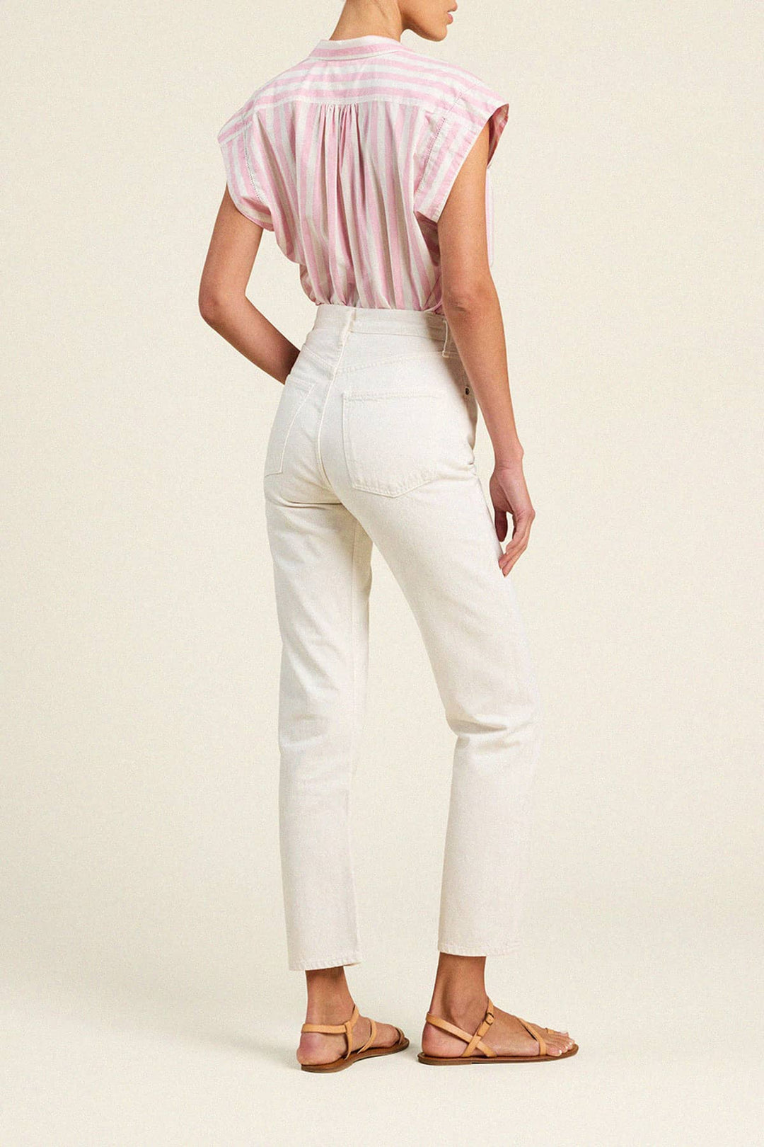 Della Shirt - Pink Stripe