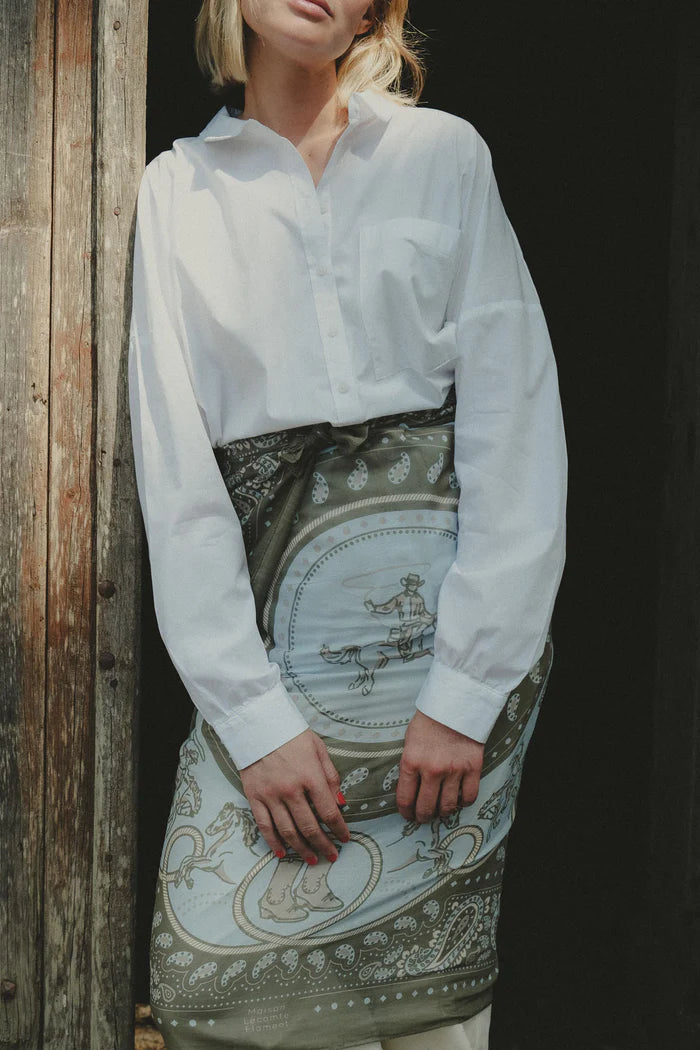 Pareo Rodeo Olive Cotton