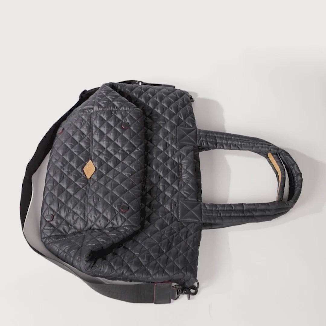 Medium Metro Tote Deluxe - Black/Magnet