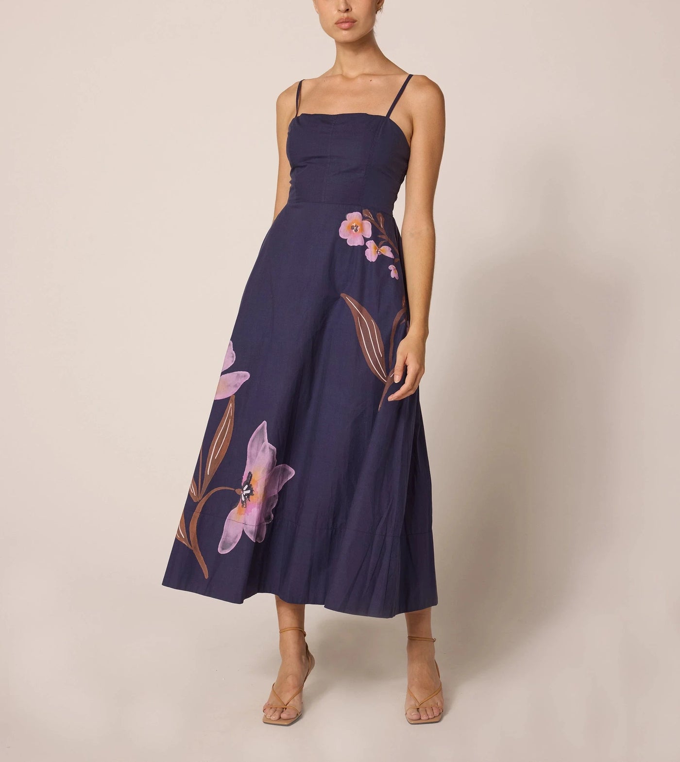 Riley Ankle Dress - Moresco Navy