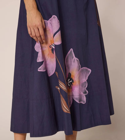 Riley Ankle Dress - Moresco Navy