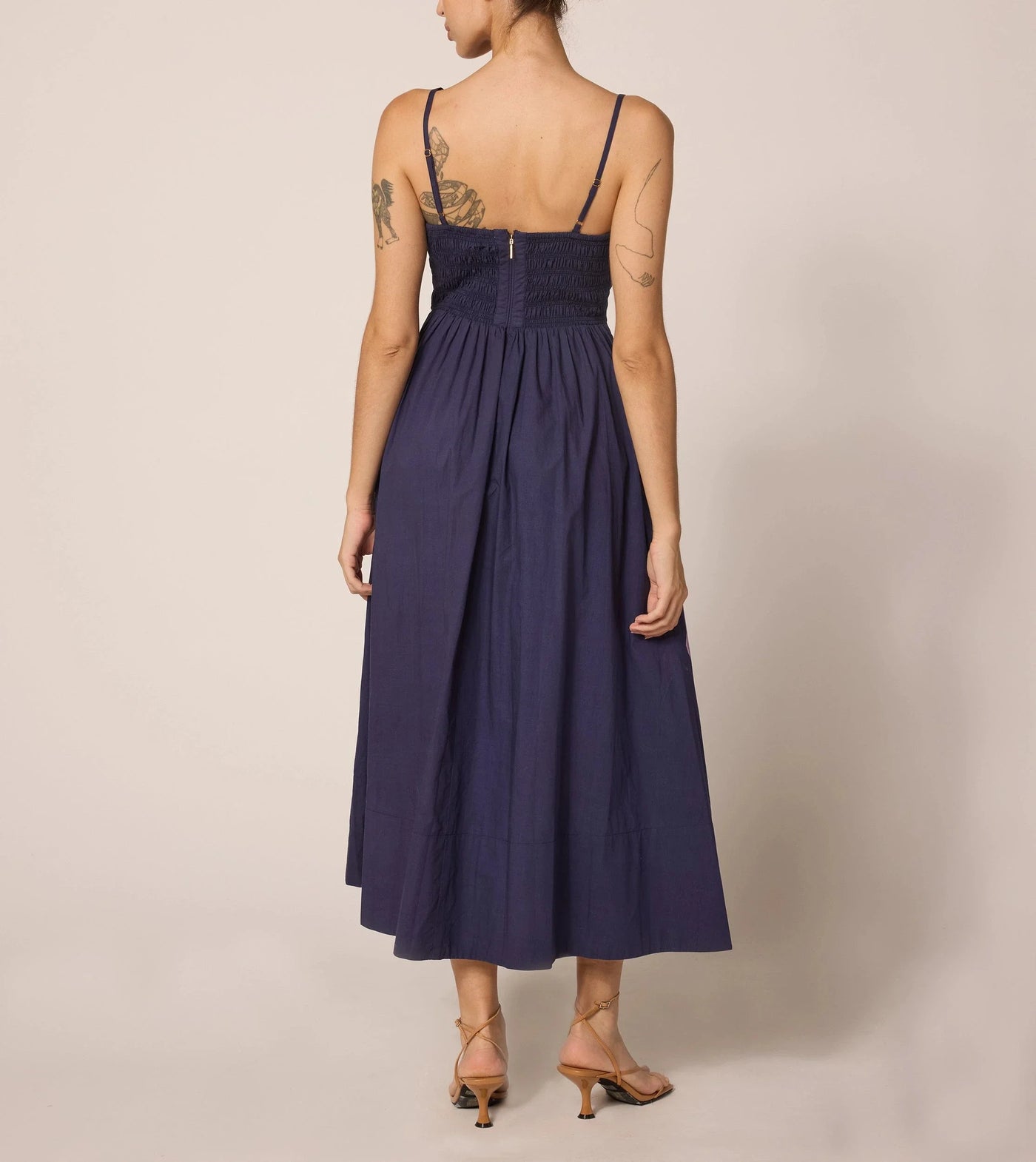 Riley Ankle Dress - Moresco Navy