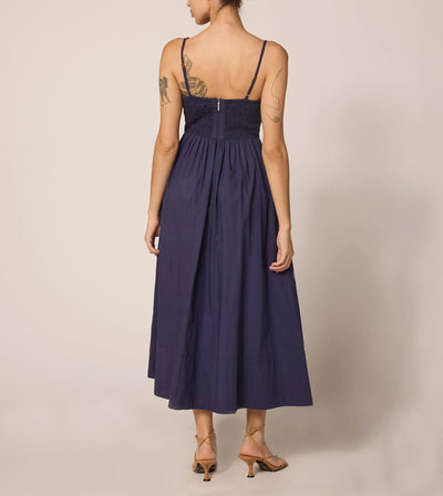 Riley Ankle Dress - Moresco Navy