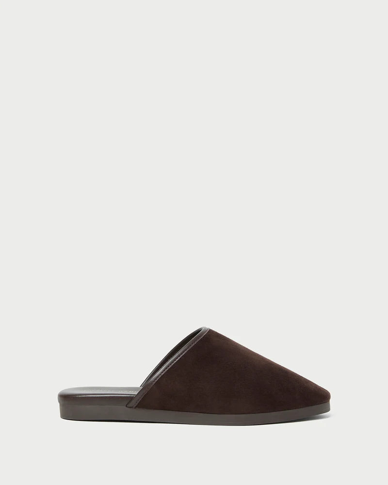 Roni Suede Mule - Brown